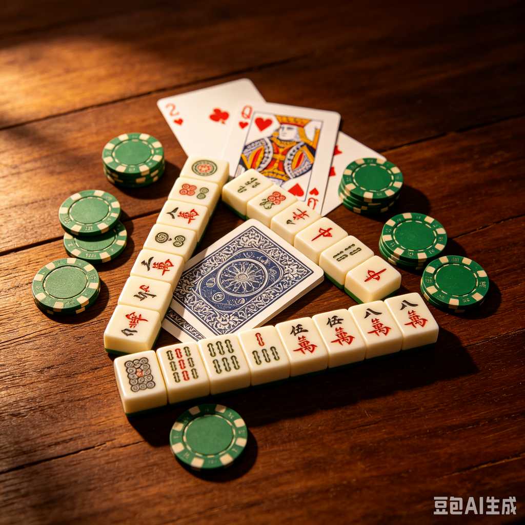 retro text mahjong tiles